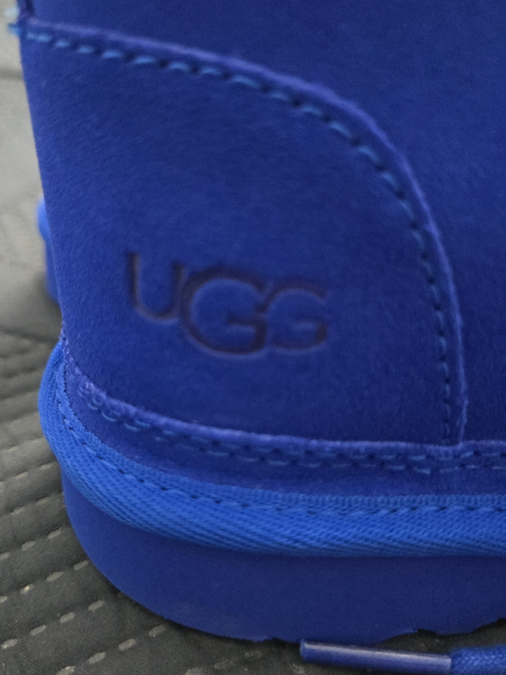UGG Boys Girls Blue Neumel II Suede Chukka Boots Sz 2 youth S/N 1017320k - Picture 5 of 6